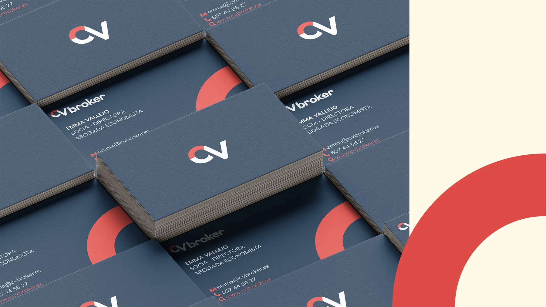 Tarjetas de visita de CV Broker