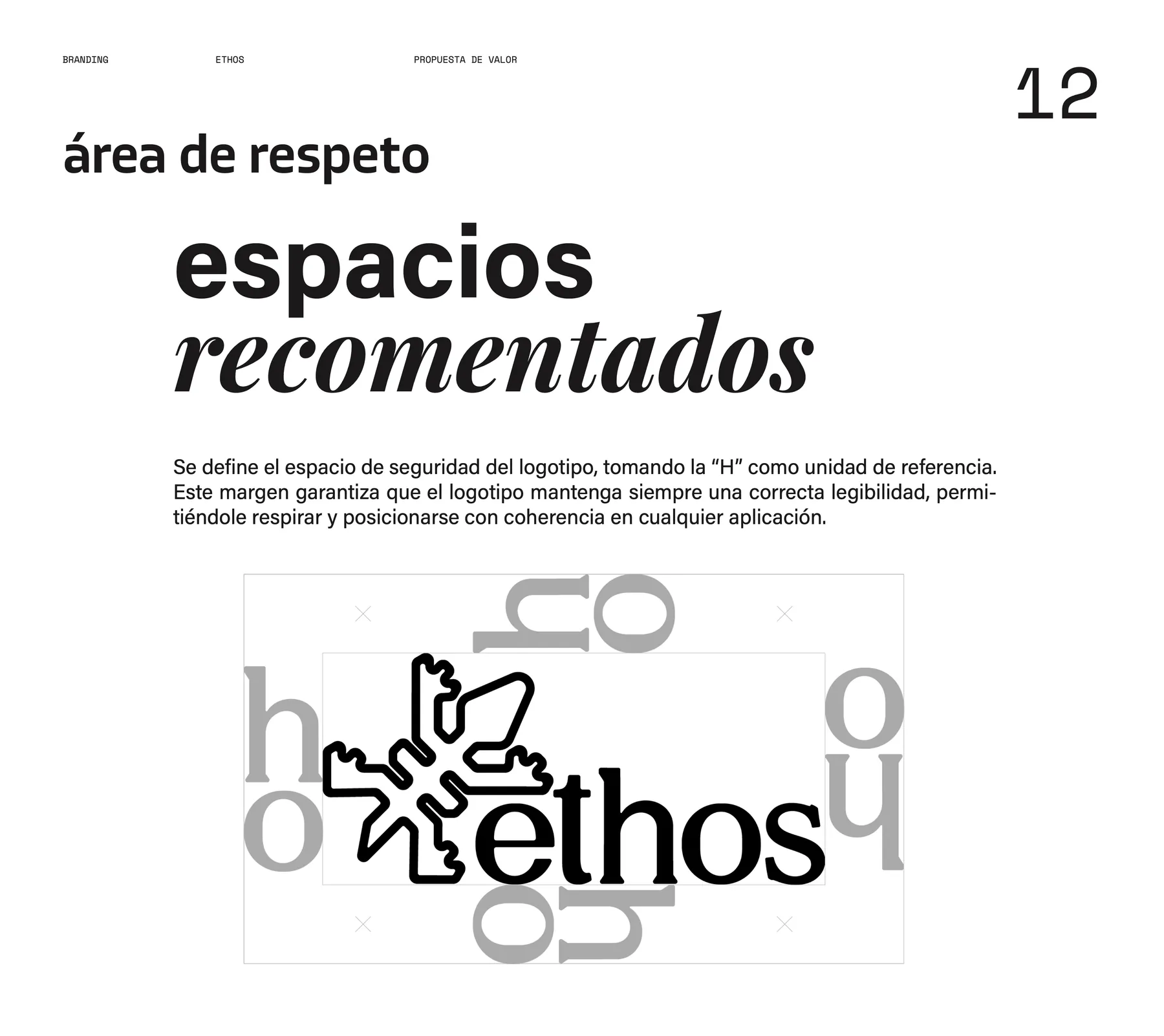 Área de respeto del logotipo