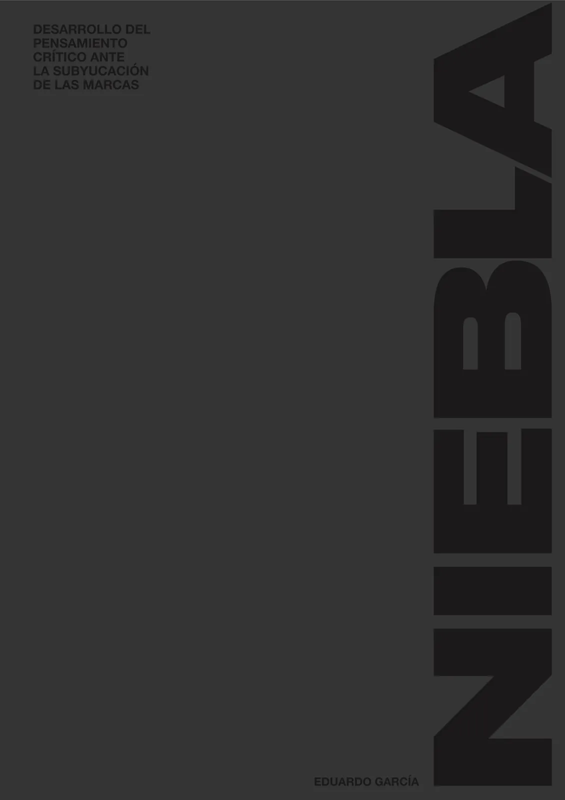 Portada de la memoria «Niebla»
