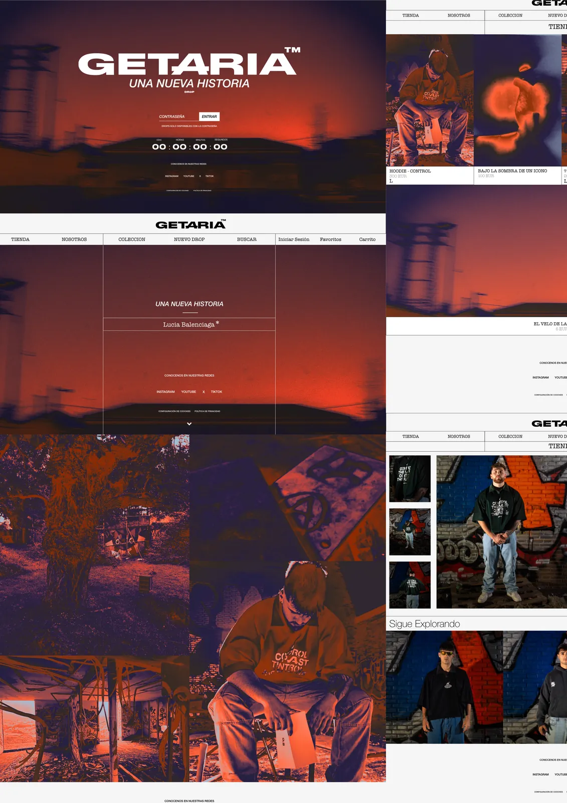 Diseño de la web de Getaria