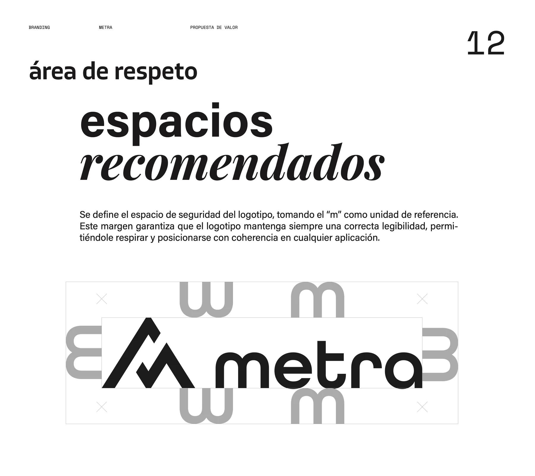 Área de respeto del logotipo
